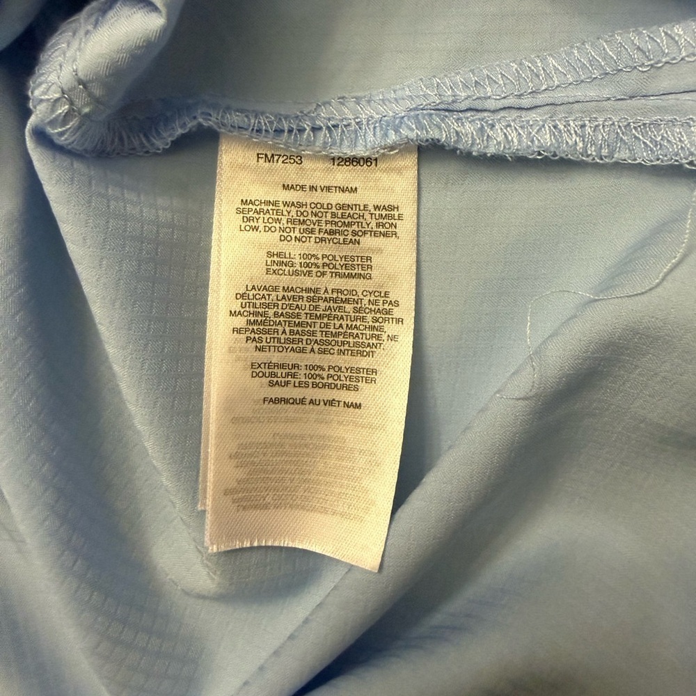 Columbia PFG Tamiami Fishing Shirt Mens Large Blue Omni Shade Long Sleeve - Picture 8 of 9